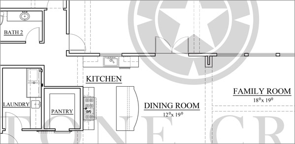 Custom Home Floor Plan plan3065