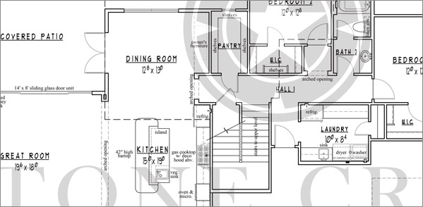 Custom Home Floor Plan Plan 3373