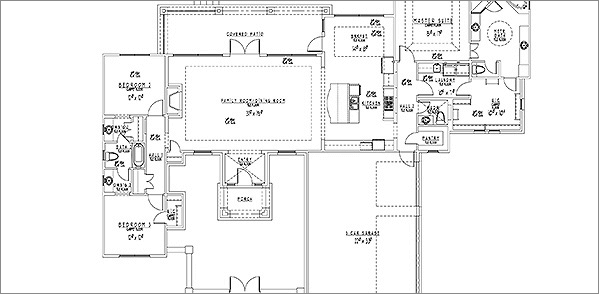 Custom Home Floor Plan Plan 2586