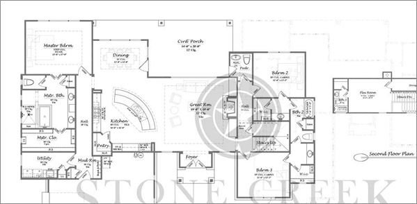 Custom Home Floor Plan PLAN 2675