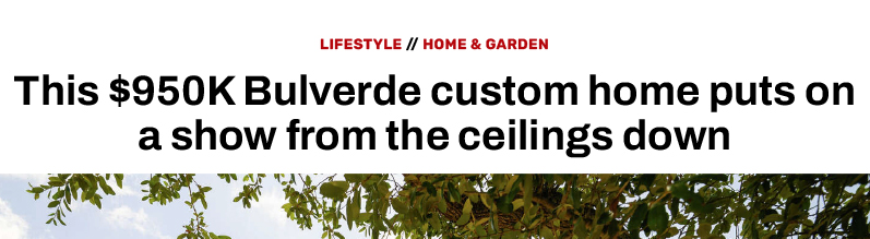 Stone Creek Custom Homes Express News article about Custom Luxury Home Build in Bulverde TX