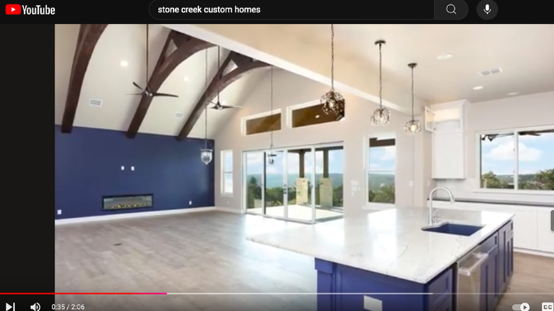 New luxury home in New Braunfels built by Stone Creek Custom Homes